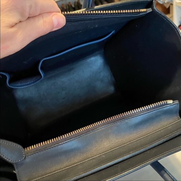 SOLD ON OTHER APP Celine Blue Multi Micro Tote - Picture 15 of 16